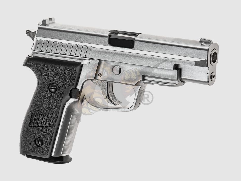 P229 Airsoft Pistole Federdruck in Silber - max. 0,5 Joule
