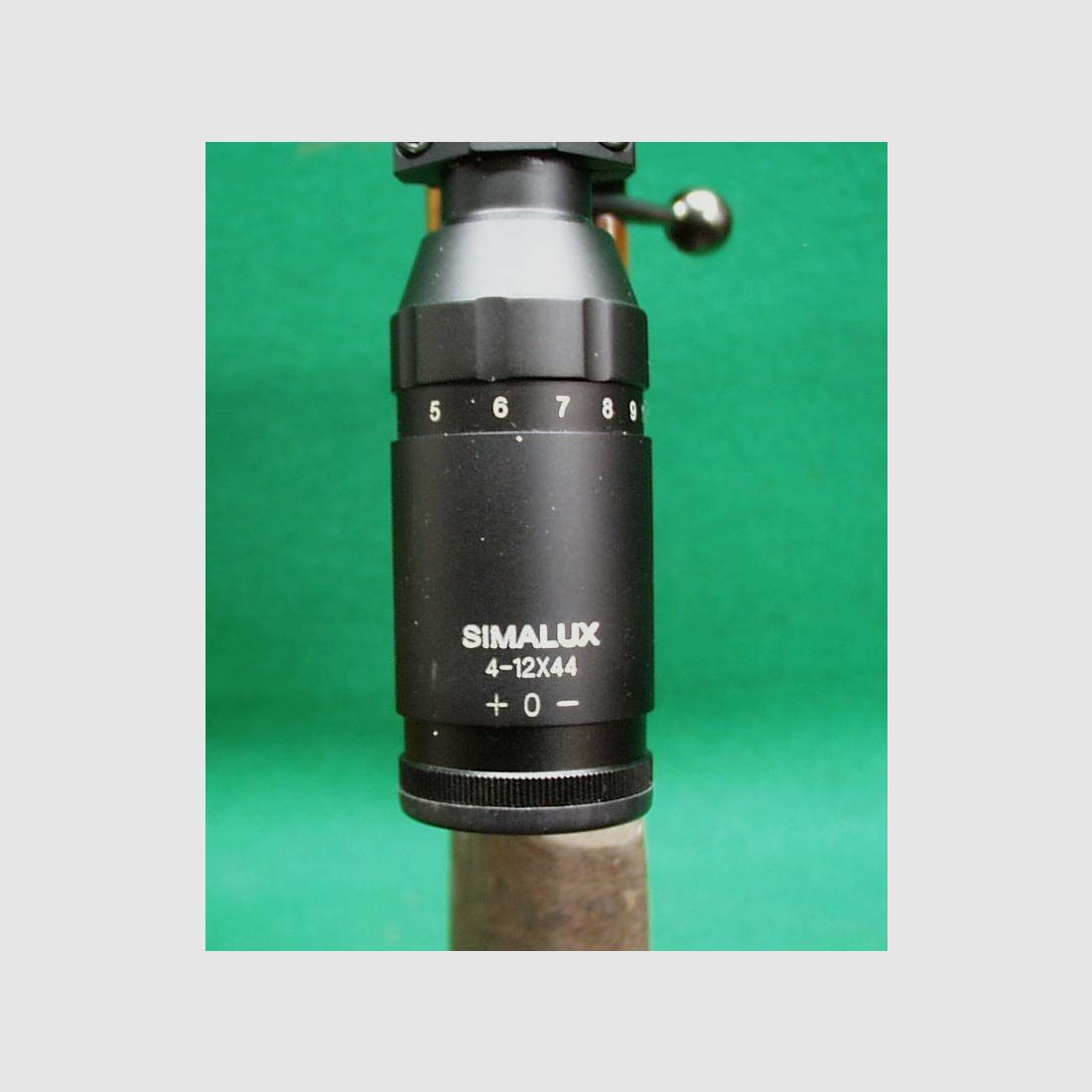 Walther match rifle with scope