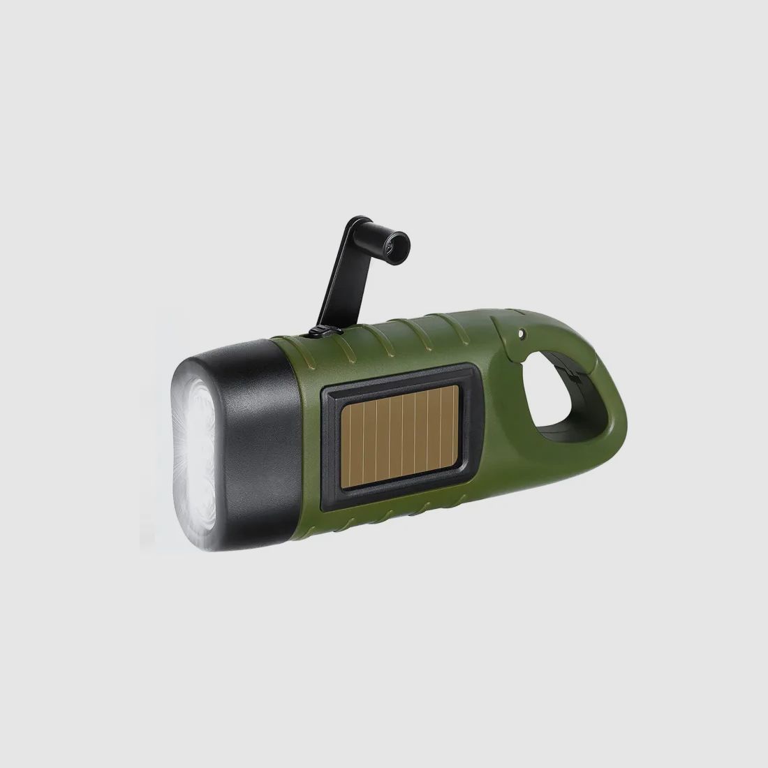 LED flashlight "Twin Power Dynamo" in green