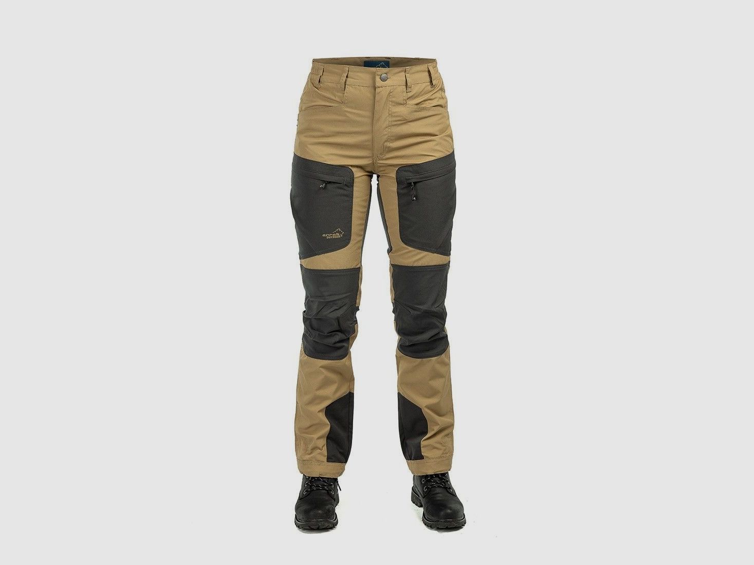 Arrak Outdoor Active Stretch Hose Damen Lang Khaki - 46L