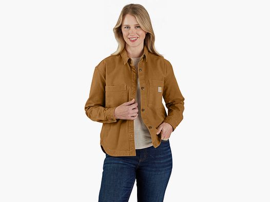 Carhartt Heavyweight Duck Overshirt, Damen, Carhartt® brown, XS