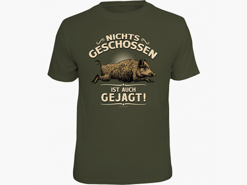 Kaderloos Unisex T-shirt "Niets geschoten is ook gejaagd" | 2XL