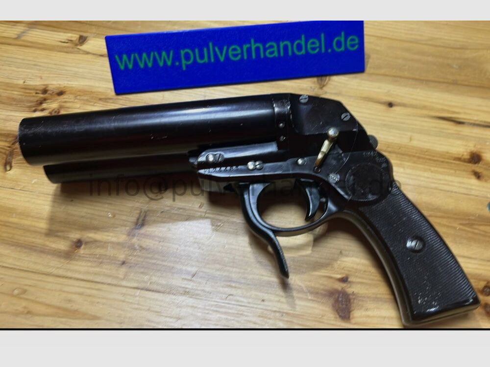 fzs Doppelläufige Fliegerleuchtpistole L Original Wehrmacht Luftwaffe Kaliber 4(Signal)