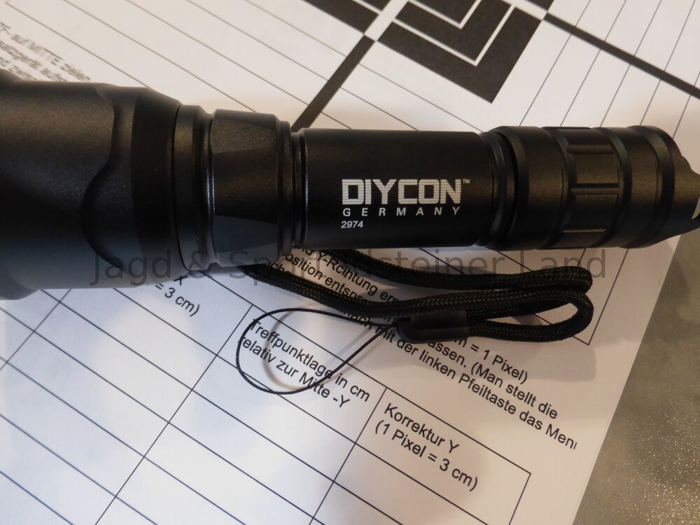 DIYCON dual-use night vision device "Black Mamba" including IR LED illuminator "Predator 2