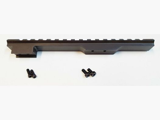 MHS V1 Picatinny rail voor MAUSER 66 MAGNUM systeem, stalen rail, matte zwart, 180mm, Duitsland