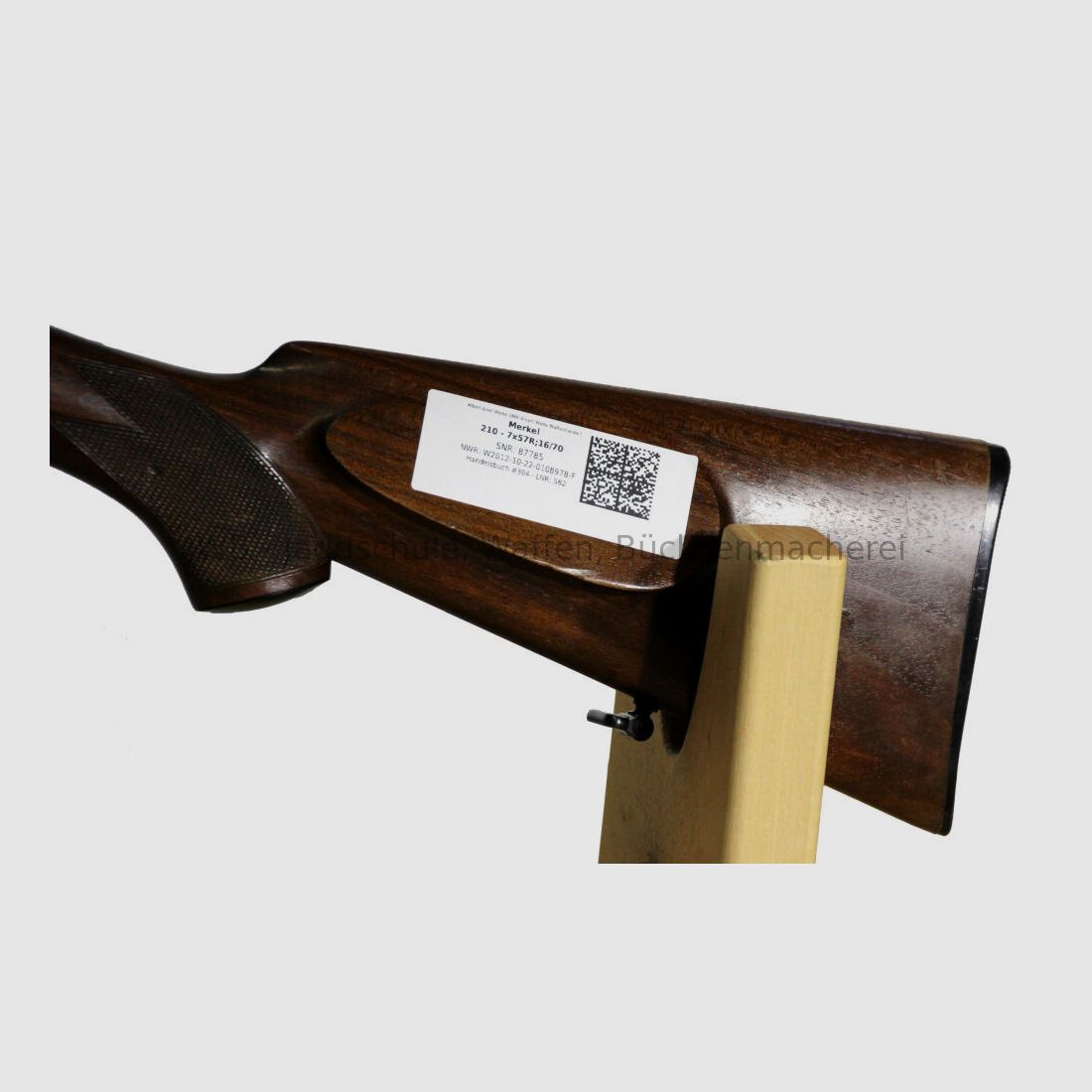 Merkel 210 with interchangeable barrel 7 x 65 R and 2 telescopes 7x57R; 16/70