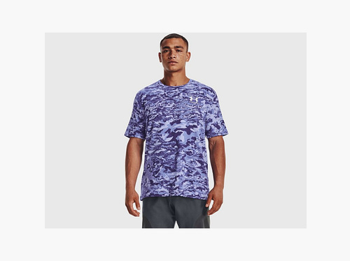 Under Armour UA ABC Camo Short Sleeve T-Shirt Sonar Blau S