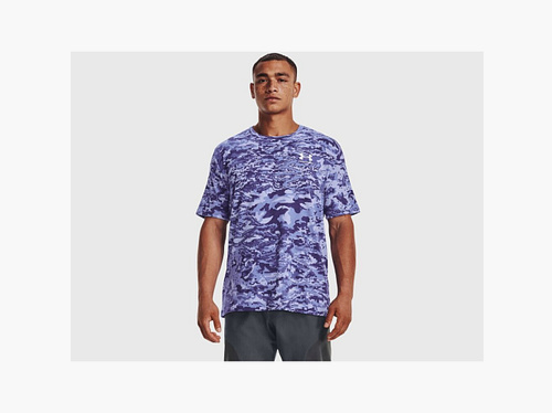 Under Armour UA ABC Camo T-shirt z krótkim rękawem Sonar Niebieski S