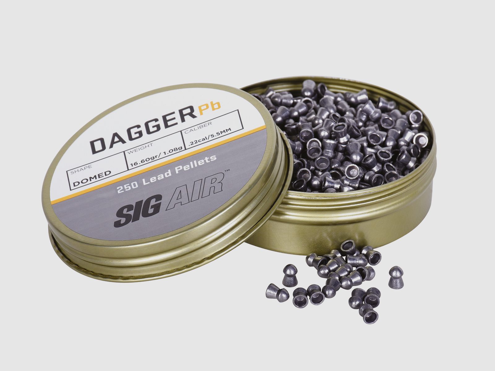 SIG SAUER Rundkopf Diabolos glatt 5,5mm 250 Stück