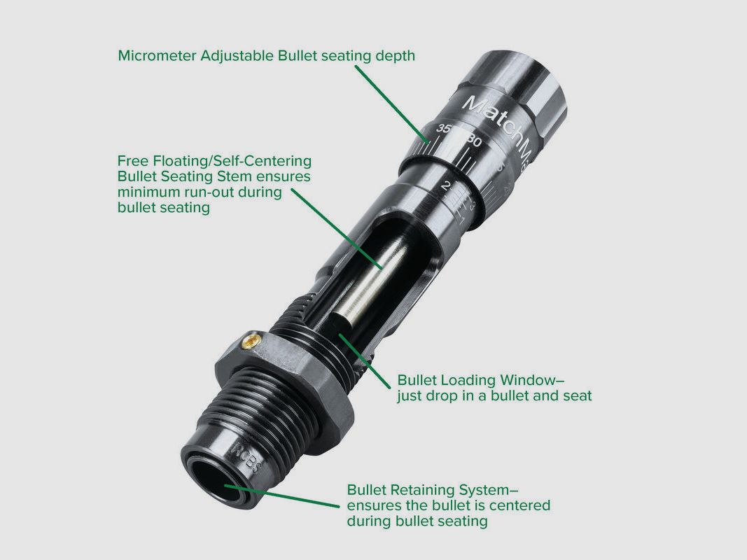 Ringpaar RCBS MatchMaster 6×47 Lapua – volle Länge, Bild 7 von 7