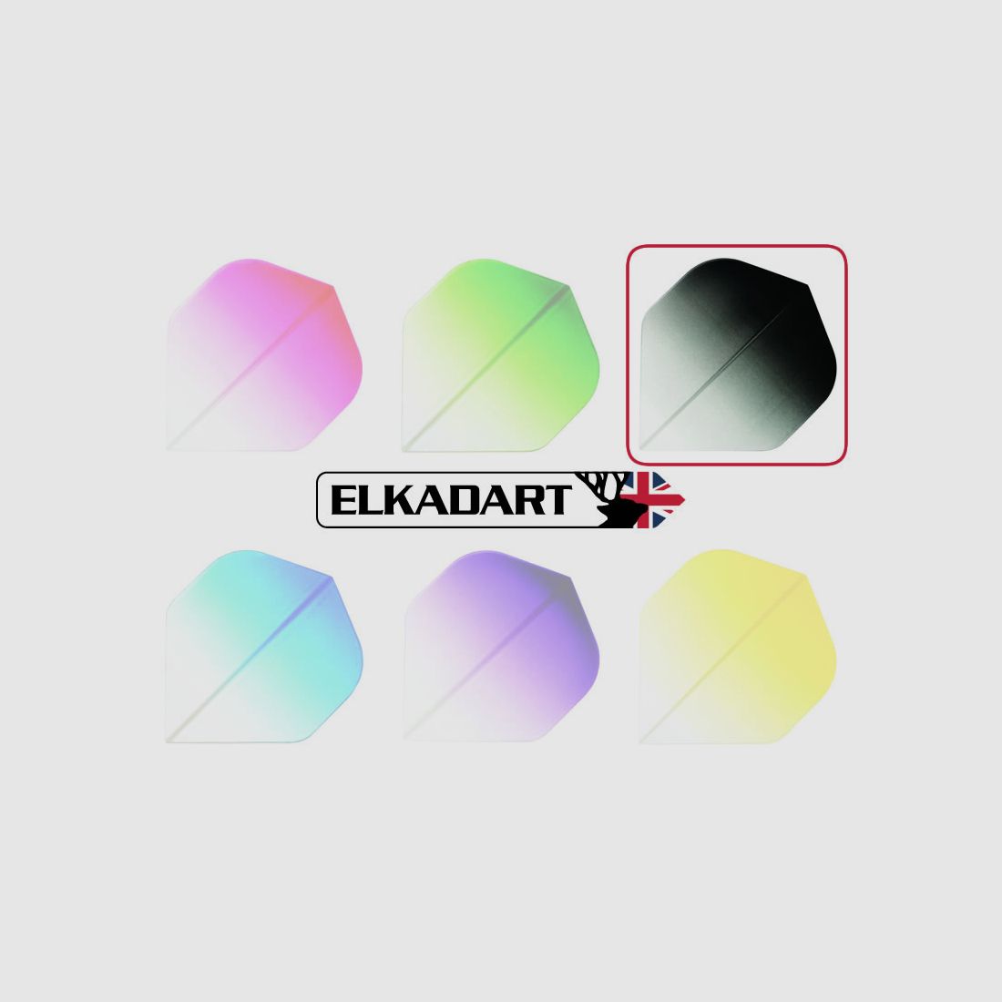 Elkadart Vignette Flights black Diamond Form 3 StĂĽck
