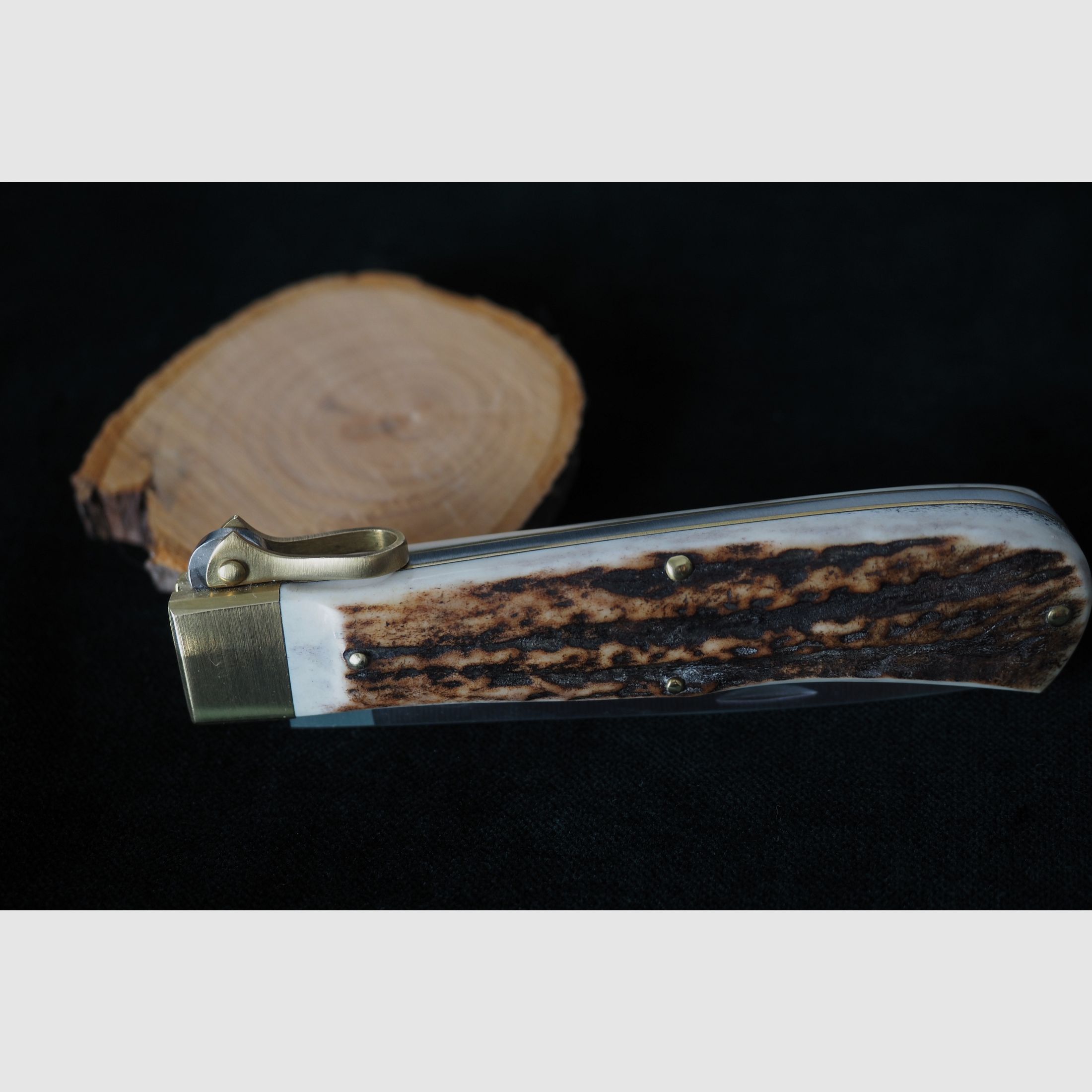 Otter Jagdtaschenmesser neu unbenutzt, Hochwertiges Qualitätsmesser mit interessanter Entriegelung