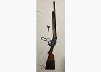 Chiappa 1887 L.A. Cowboy Hunter – Kal. 12/70 – mit Umbauhebel und Lederzubehör