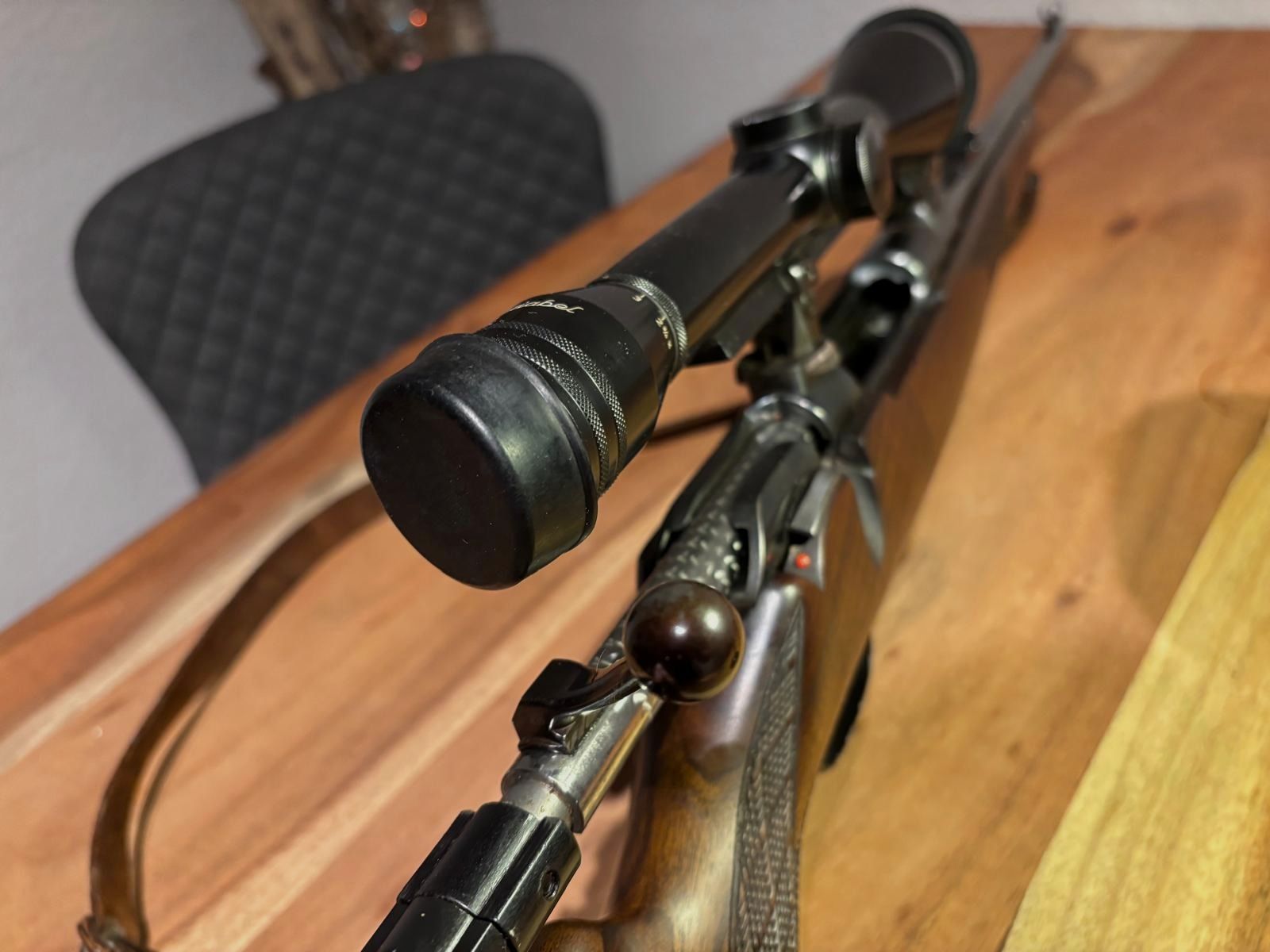 Krico 700 repeating rifle 7x64 repeater + optics + magazine