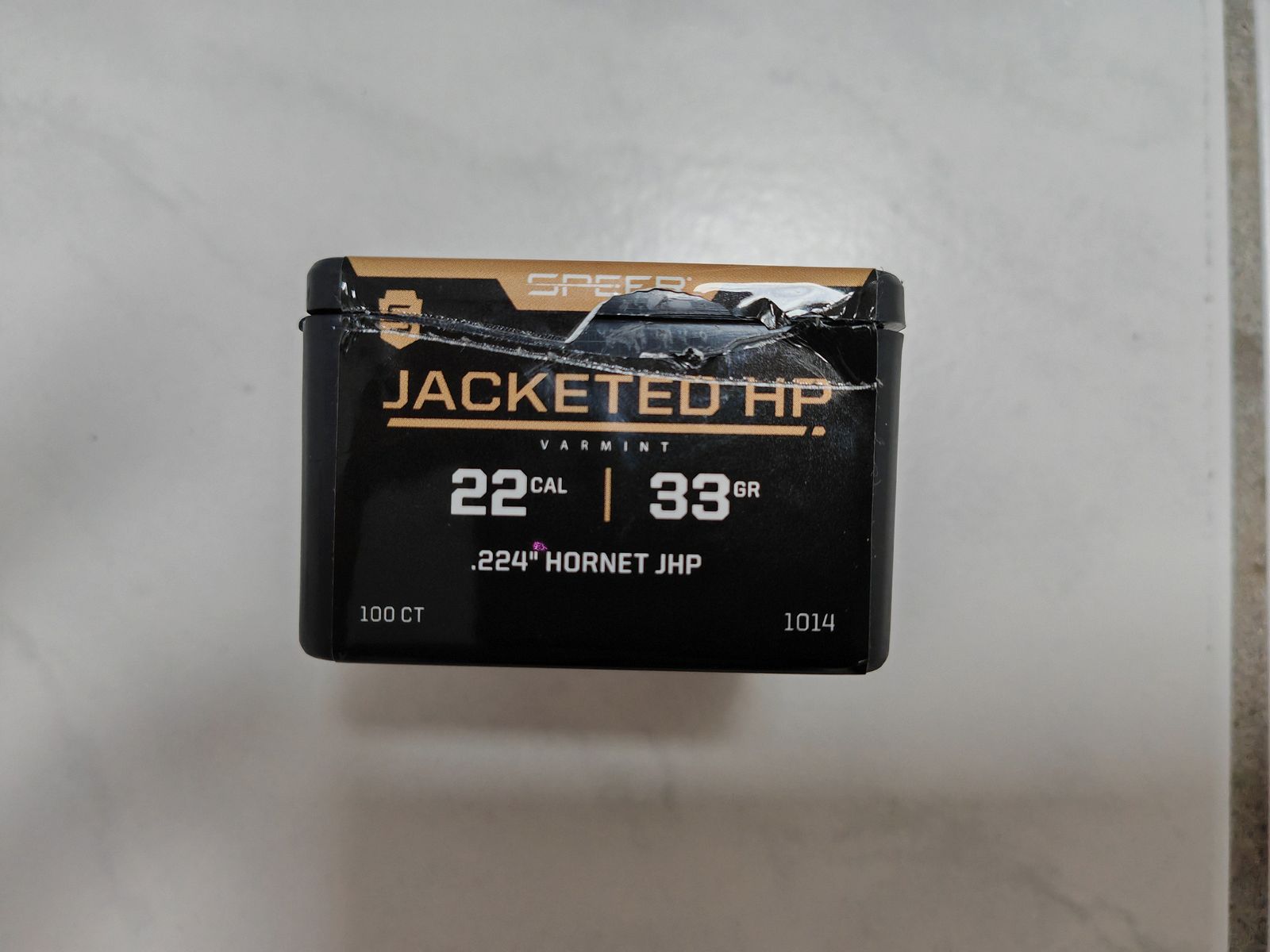 100 x Speer Geschoss / Slug | .22 / .224 Hornet |33 Grain |  Jacketed Hollow Point / Hohlspitz | NEU 