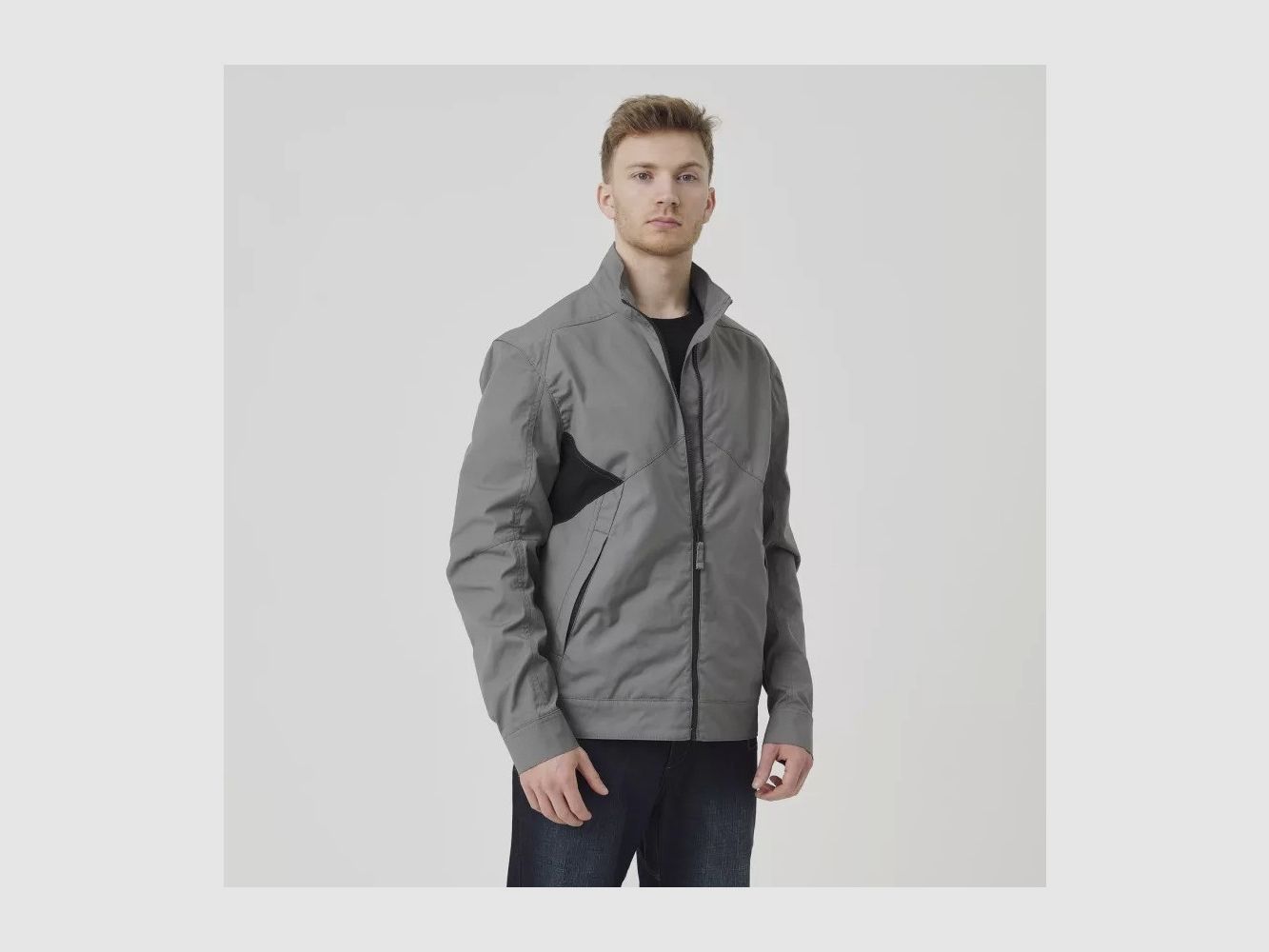 Greyman-Jacke – Cloud Grey / Schwarz, Bild 4 von 16