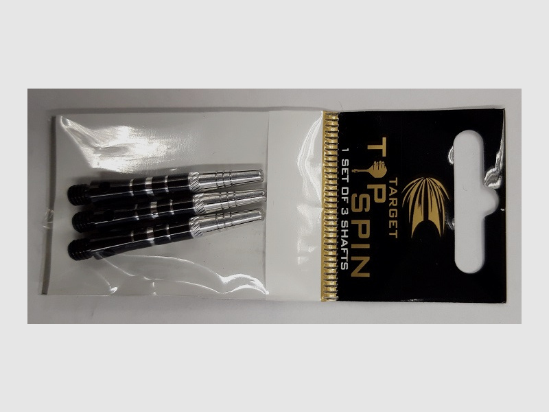 Dartpoint Strong Shafts TOP SPIN draaibaar zwart Dart & Accessoires