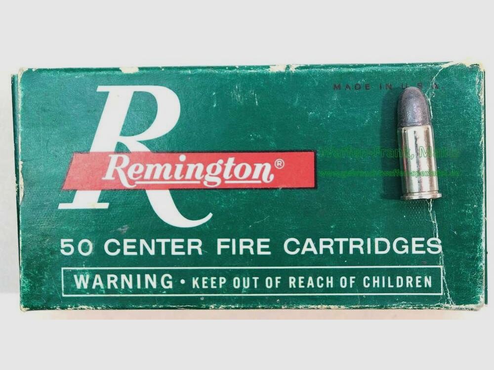Remington - USA Revolverpatronen .38S&W