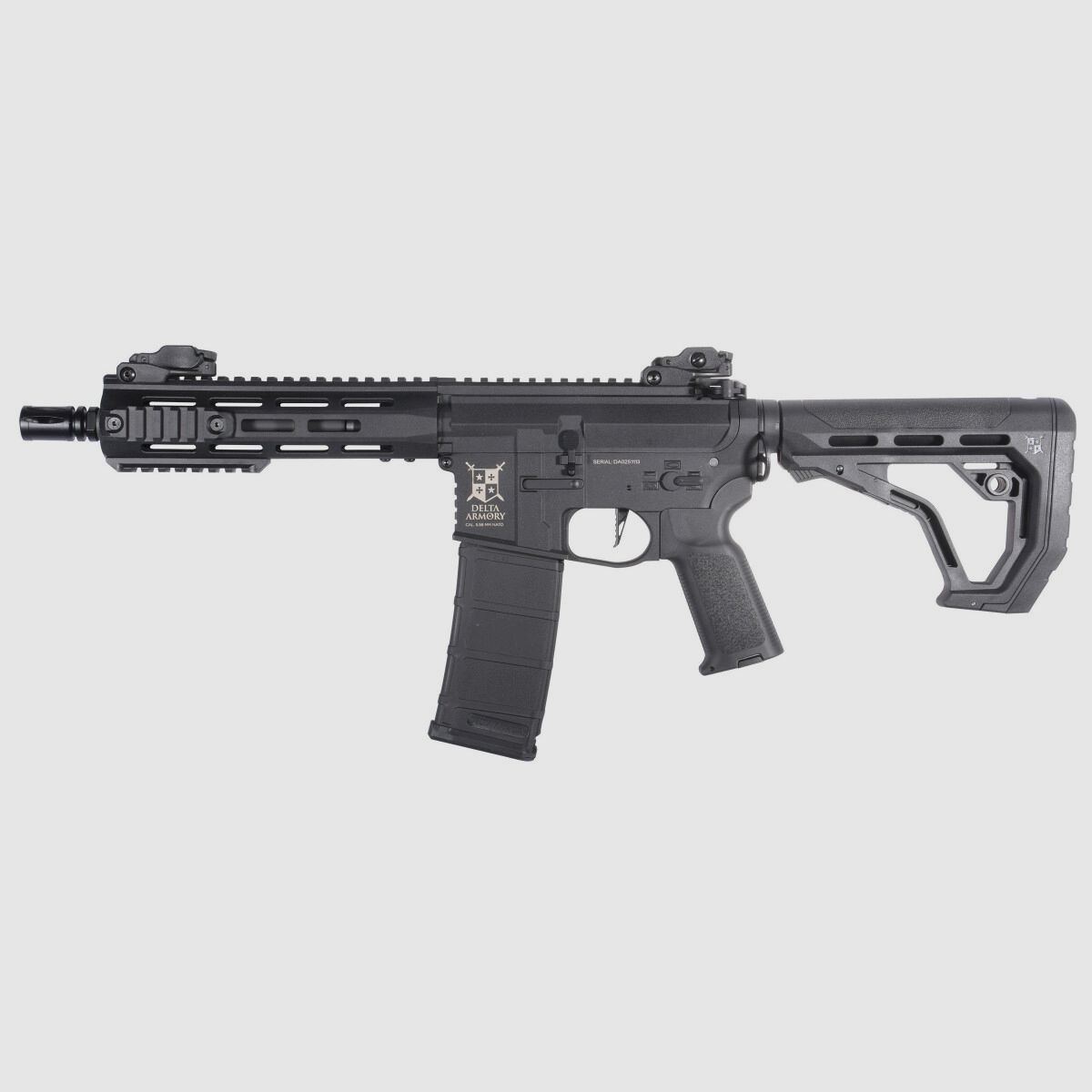 M4 AR15 M-LOK 8 pollici CHARLIE EAGLE ETU Nero S-AEG Fucile Airsoft Libero da 18 anni | Delta Armory