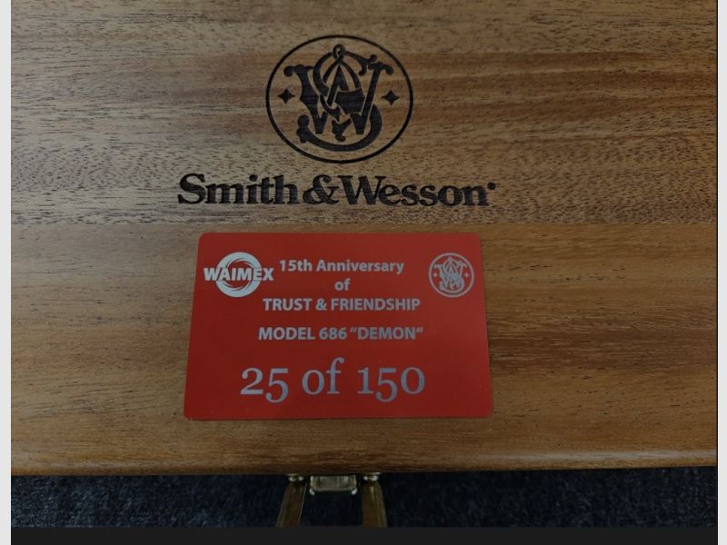 Smith & Wesson 686 Demon Limited Edition Nr. 25 /150, 6 Zoll, Kal. 357 mag