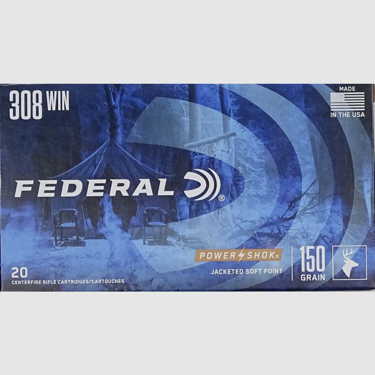 Federal .308Win PowerShok 150grs - 200 Schuss