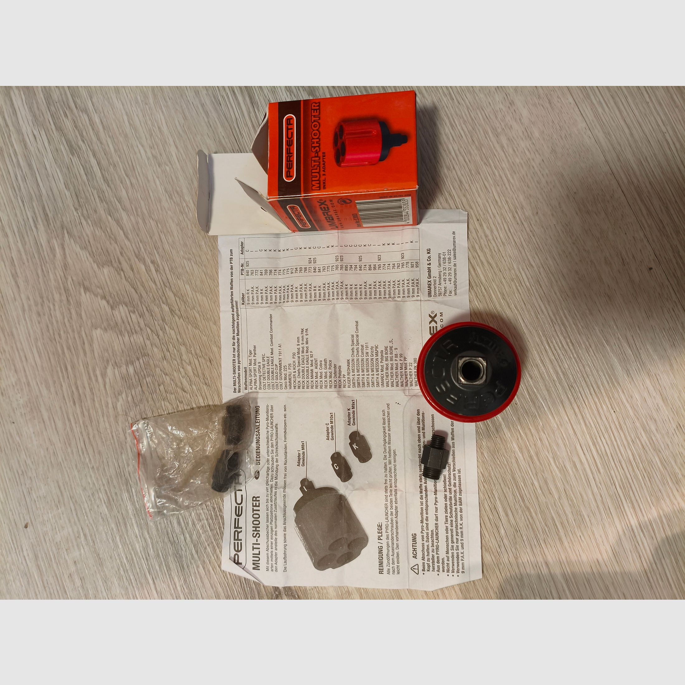 Walther PPQ M2 with accessories