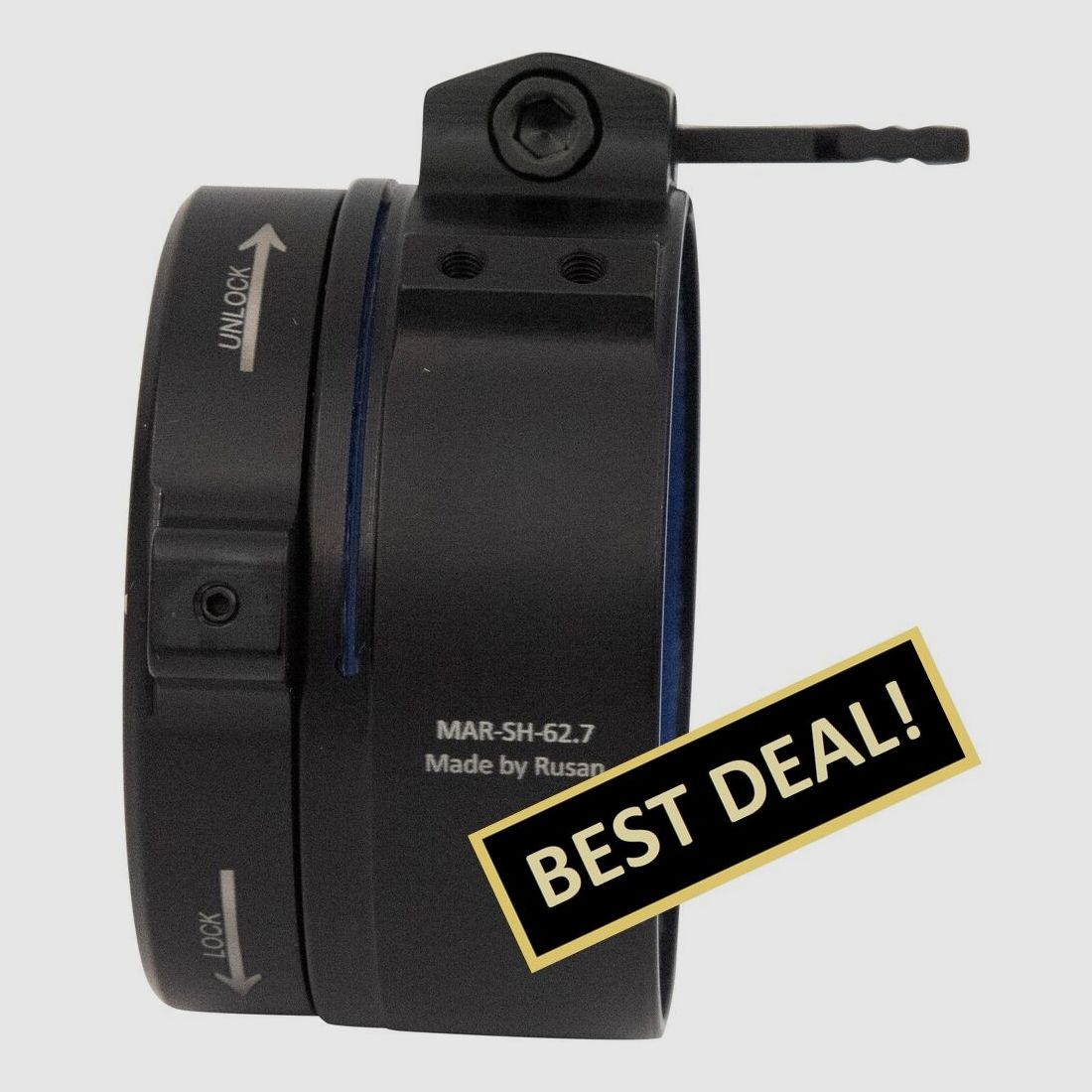 Adaptador de pinza Rusan Short MAR-SH 62,7 mm