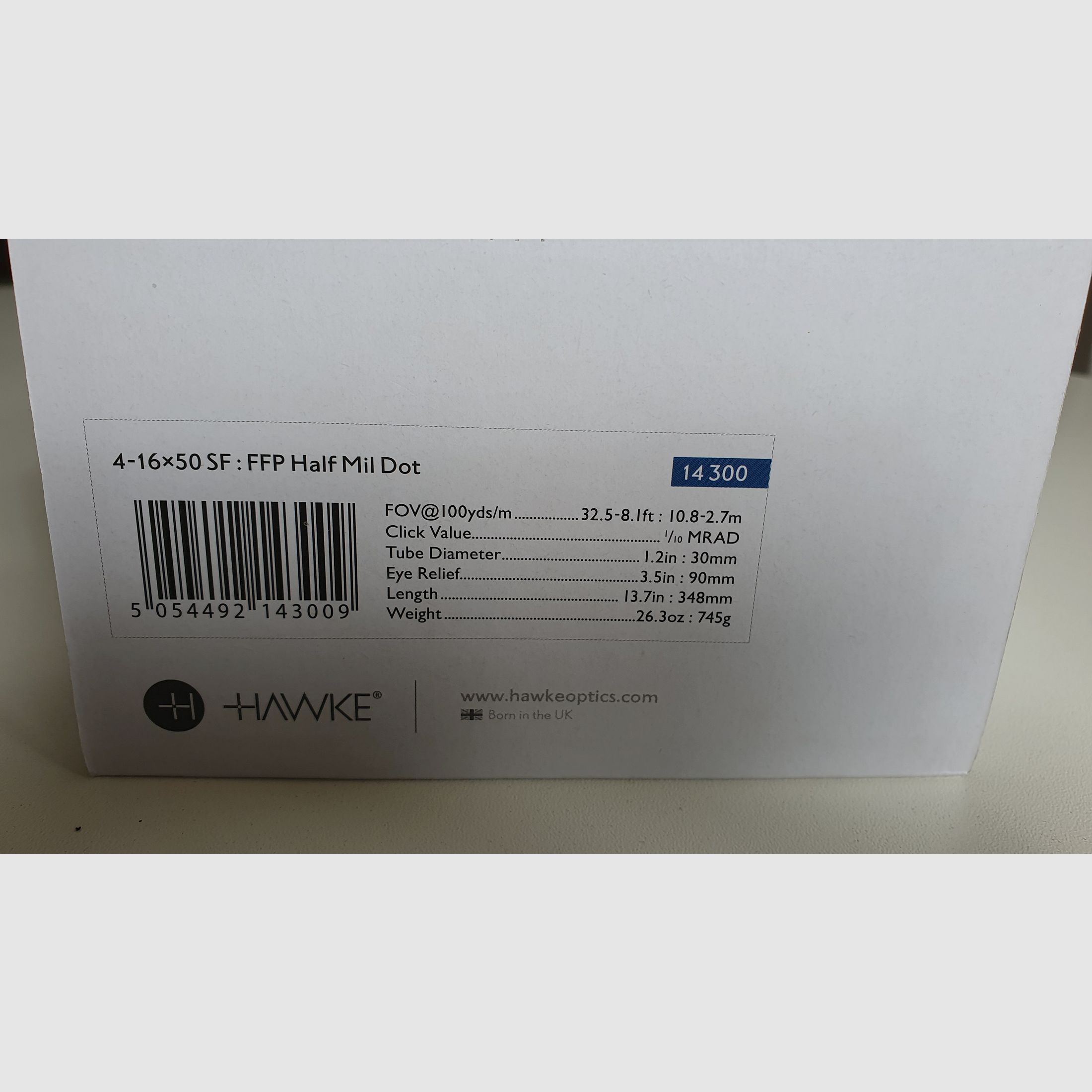 Hawke Vantage 30 WA FFP 4-16x50 IR Half Mil Dot , Bild 7 von 10