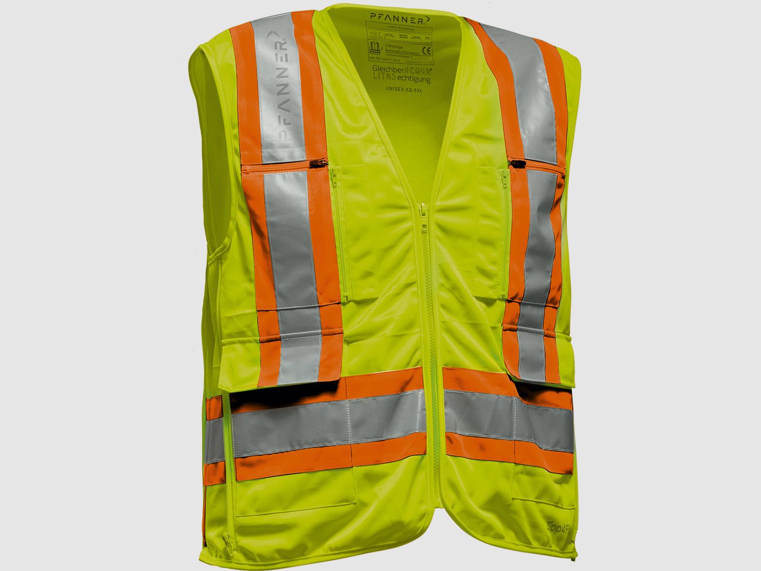Gilet de sécurité Pfanner Zipp4Fit® EN 20471, image 7 sur 7