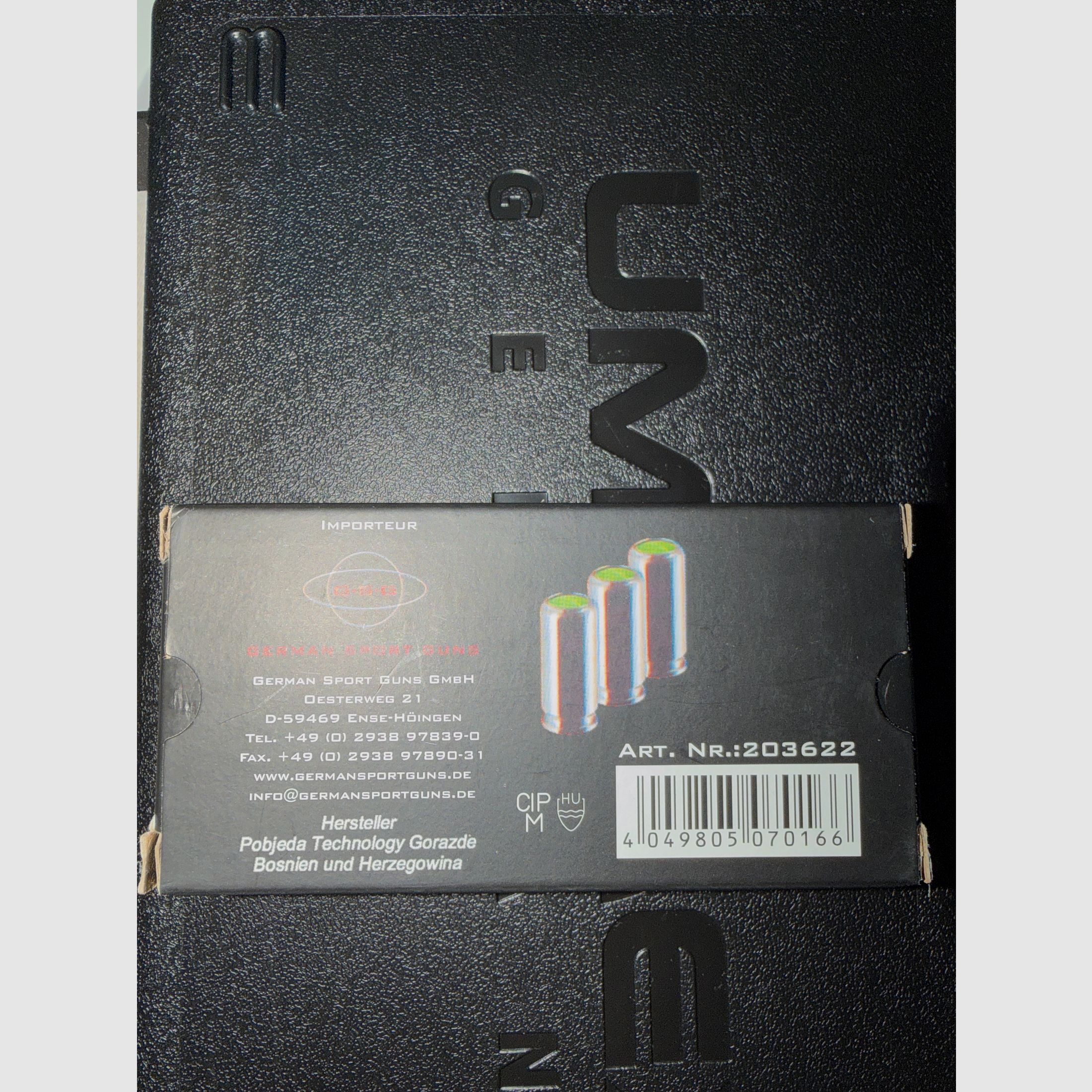 9mm Platzpatronen 50 stk