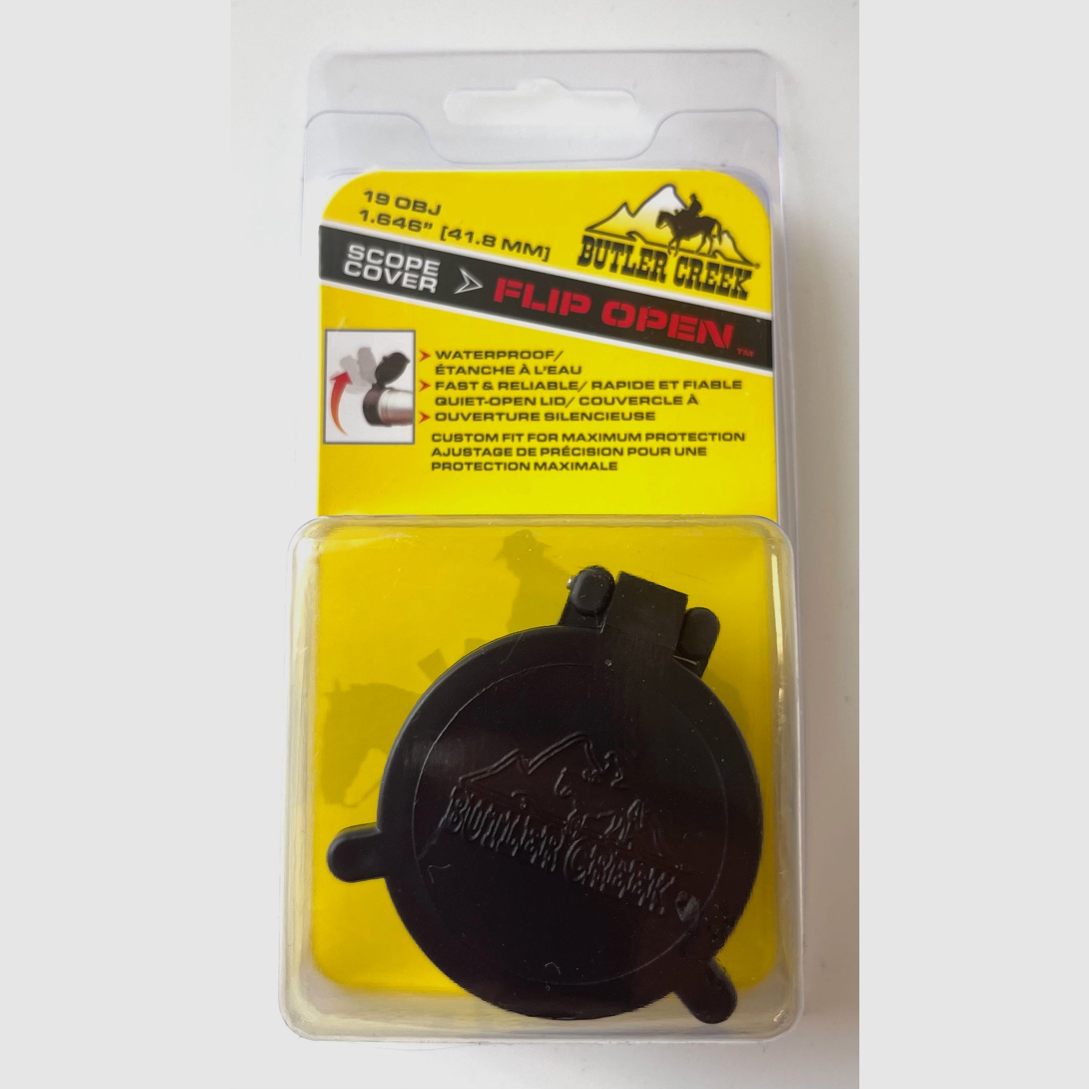 Butler Creek 30190 Flip Open Objectives Copriobiettivo 19 OBJ 41,8mm