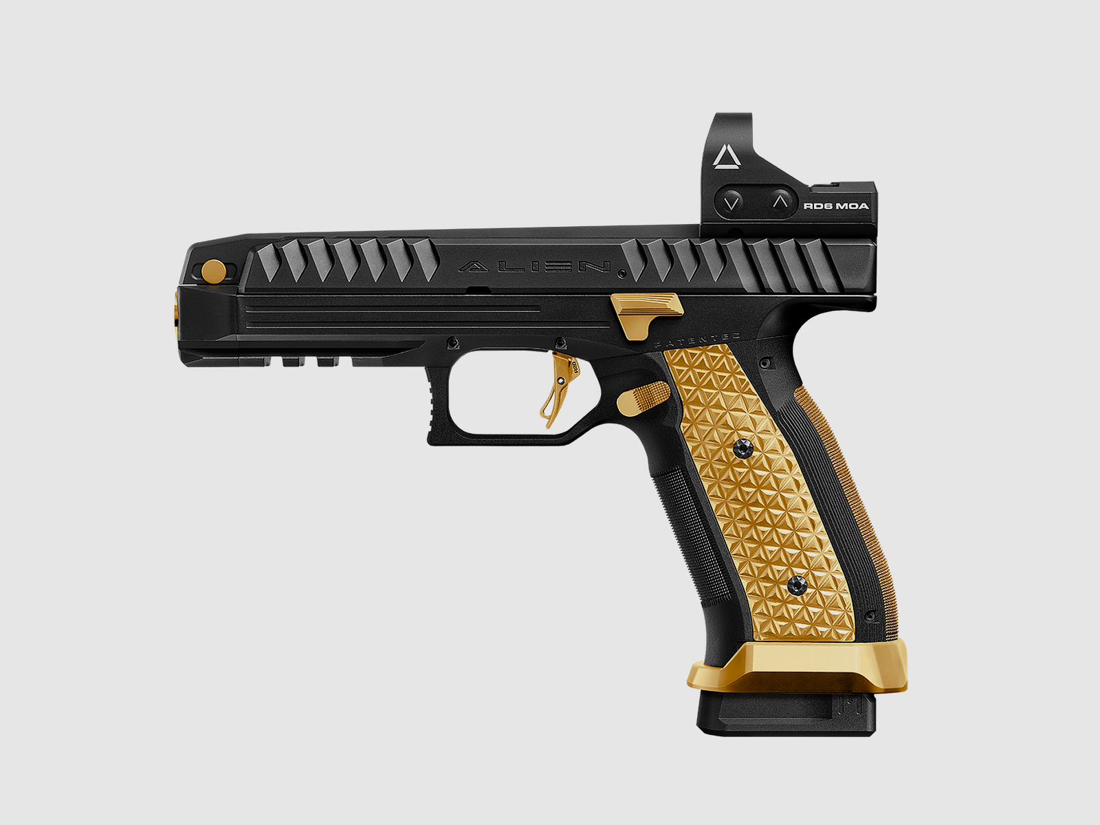 Laugo Arms Alien 9x19mm Full Kit Black Gold – LIMITED EDITION, Bild 1 von 6