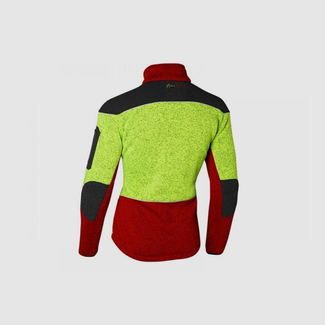 PSS X-Treme Arctic veste polaire en maille rouge/jaune, taille L, image 2 sur 2