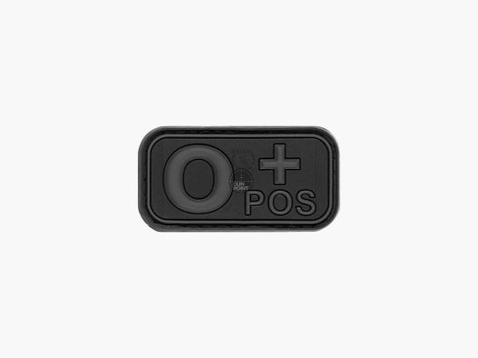 JTG Bloodtype Rubber Patch 0 Pos-Blackops