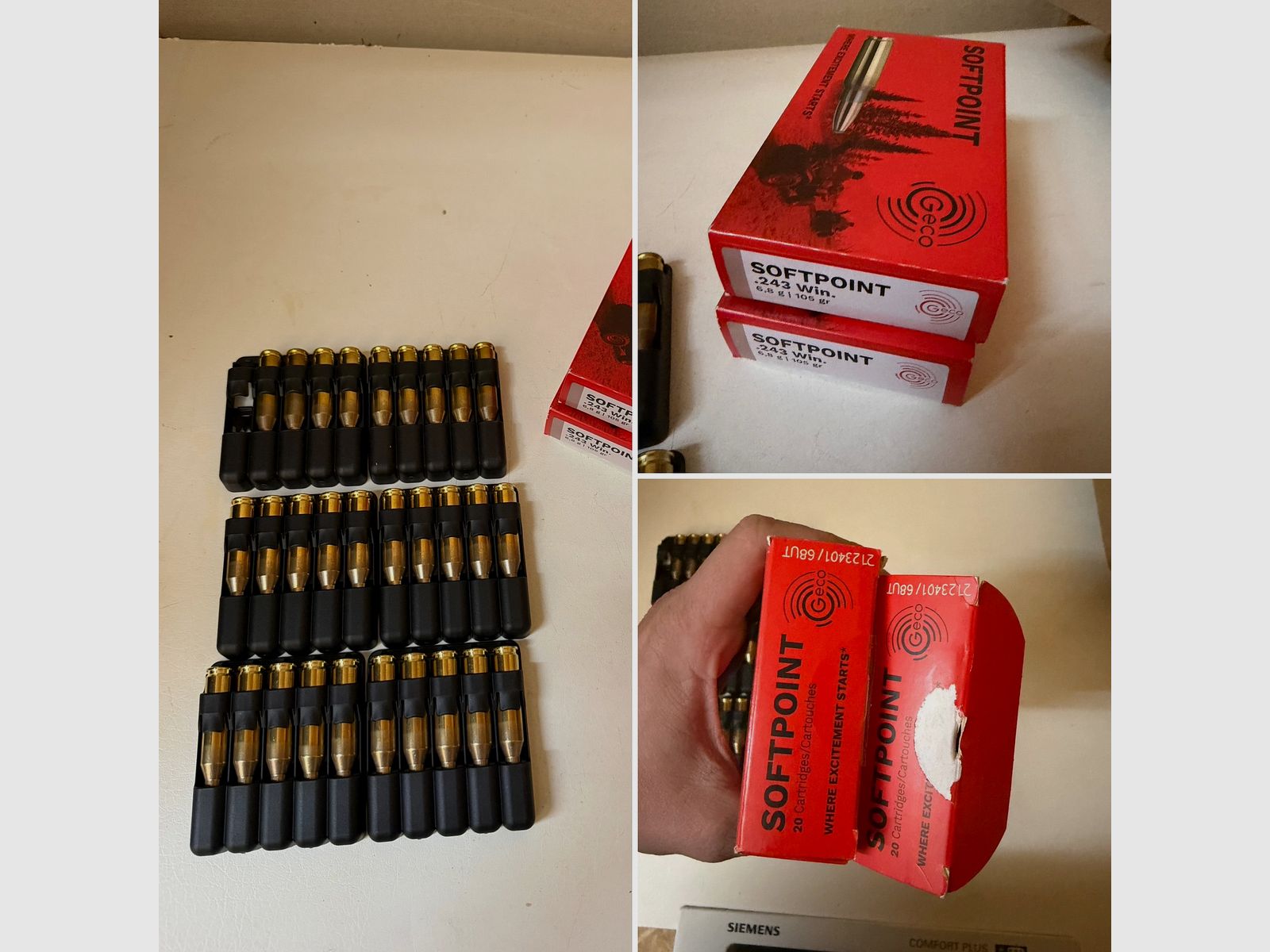 Munitions, .243 Win Geco Softpoint