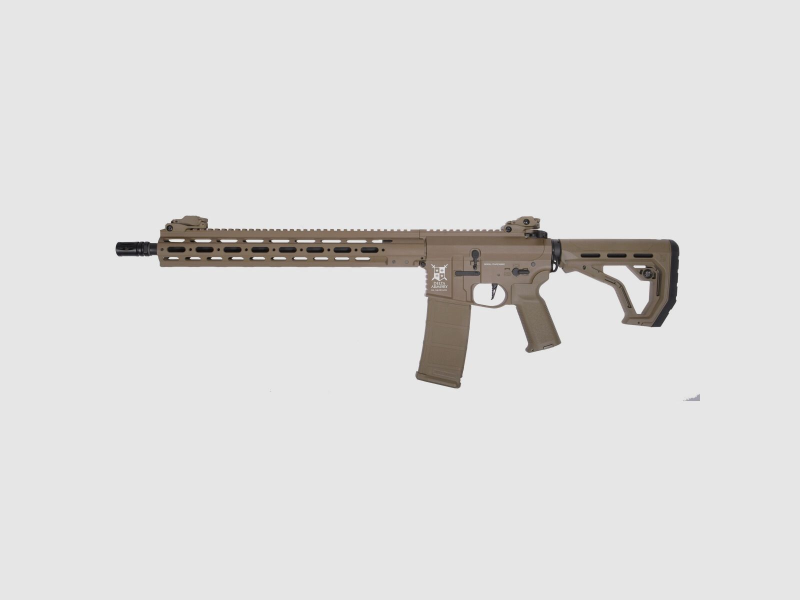 AR15 TEMPEST 2 ALPHA EAGLE ETU Tan S-AEG Softair Rifle Free from 18 Years | Delta Armory
