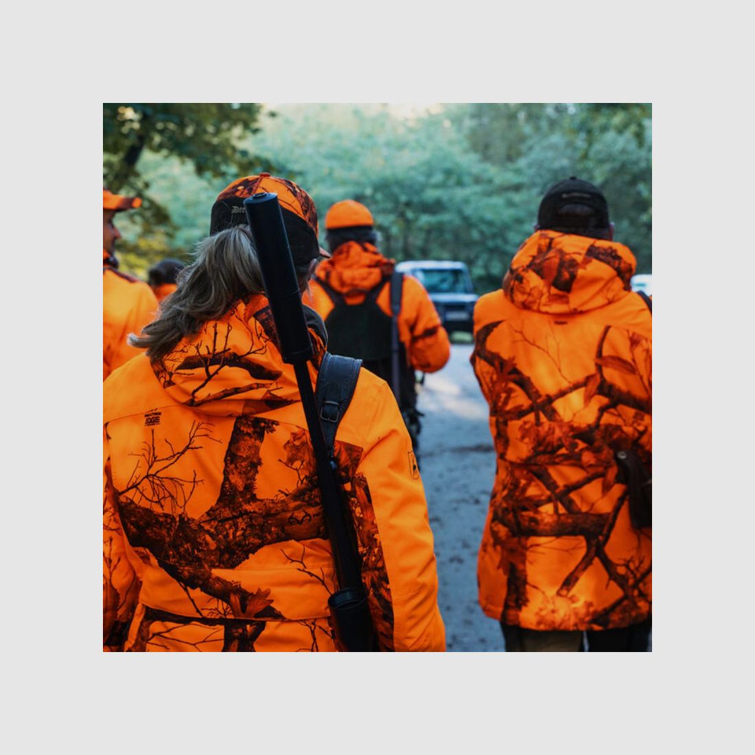 Jagdjacke Eagle Winter Realtree Edge® Sicherheitsorange - CE-zertifiziert & EPI CAT II, Bild 5 von 5
