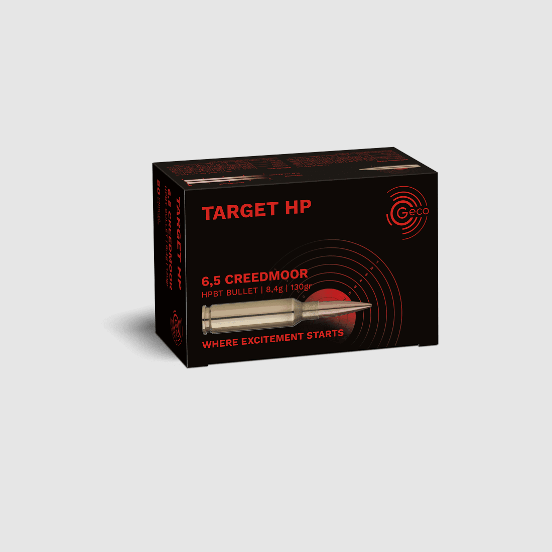 Geco 6,5 CREEDMOOR TARGET HP 8,4g 130gr - 50 Stk