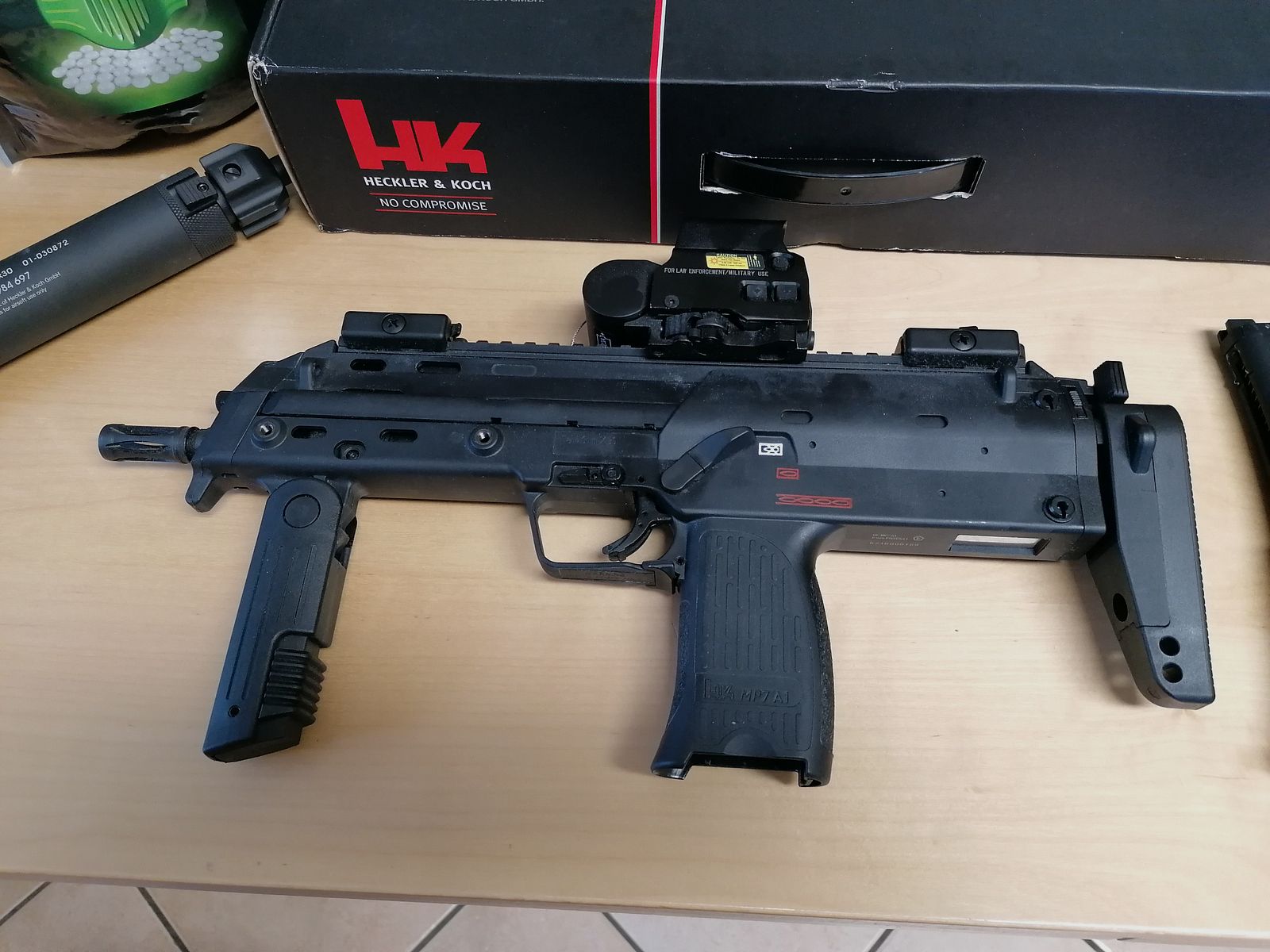 HECKLER & KOCH MP7 A1 GBB V2 1,3J Softair