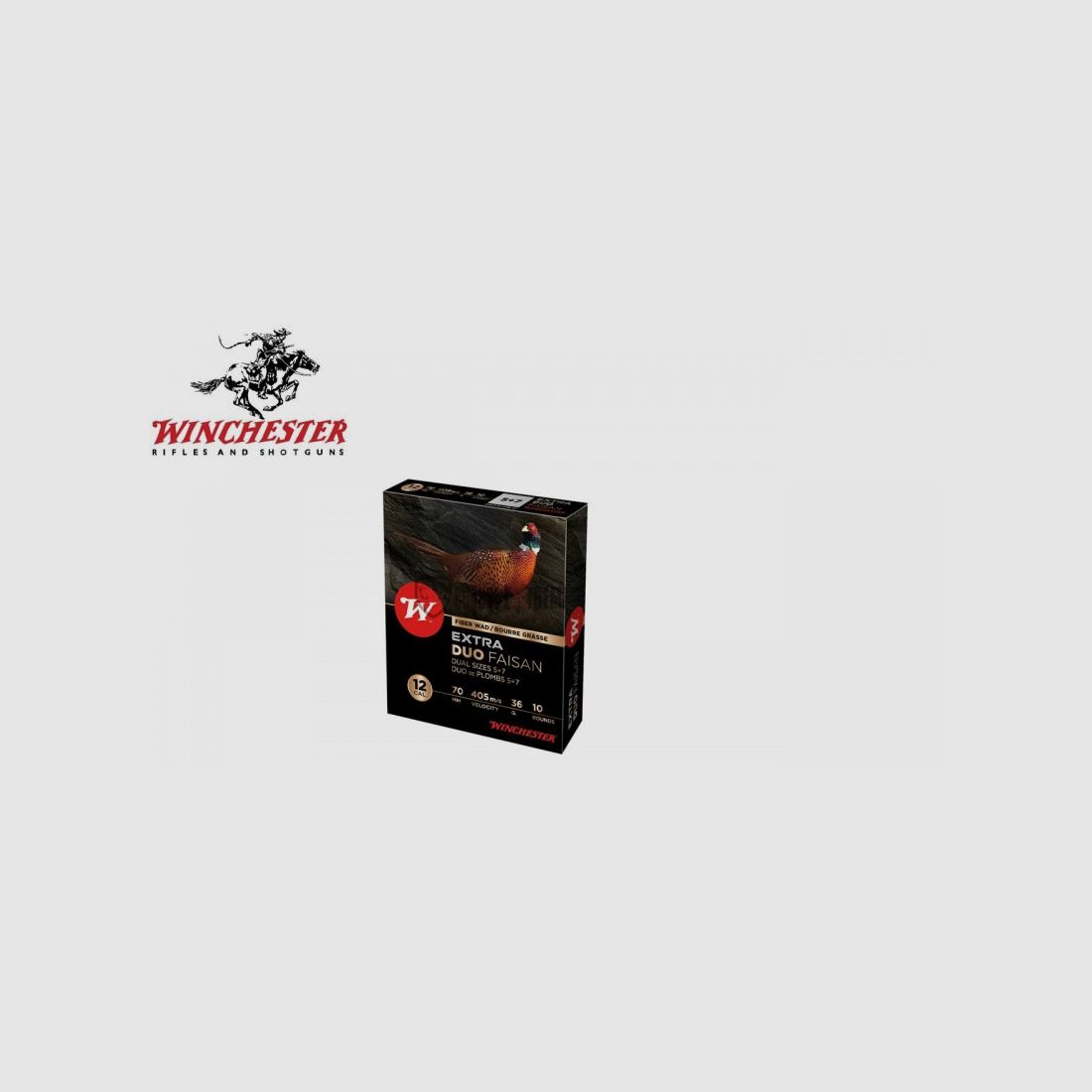 10 Patronen WINCHESTER Extra Duo Fasan 36gr Kal. 12/70, Bild 1 von 2