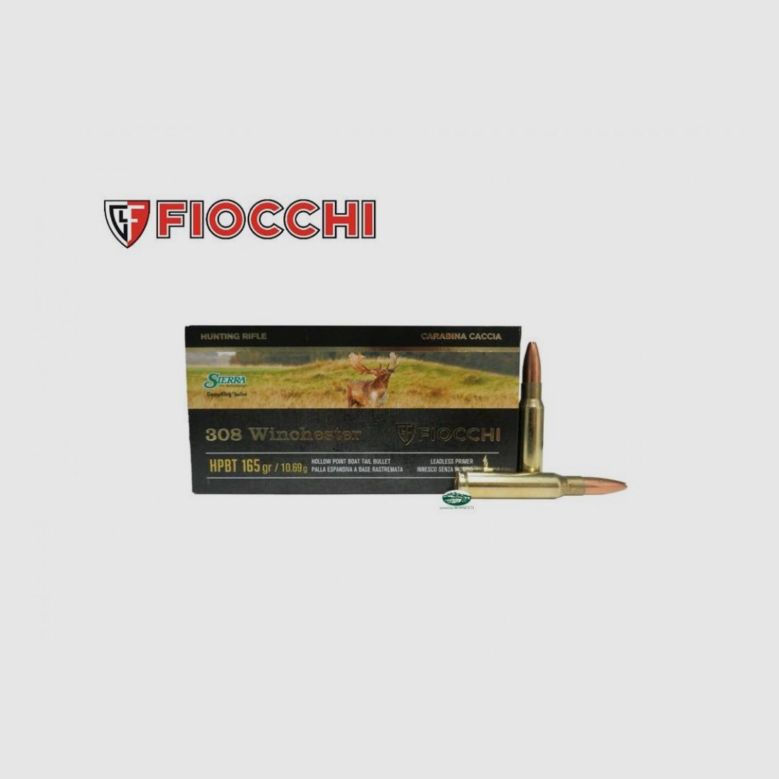 FIOCCHI ammunition cal. .308 win bullet HPBT 165 gr