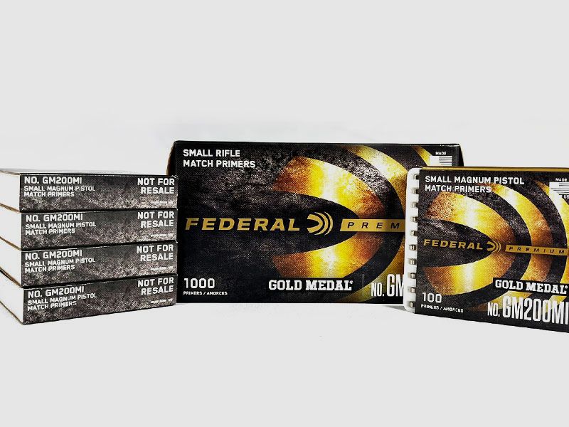 FEDERAL Long Gun Primers GOLD MEDAL Small Rifle 1 Pack (for 1,000 shots at €0.149 each*)