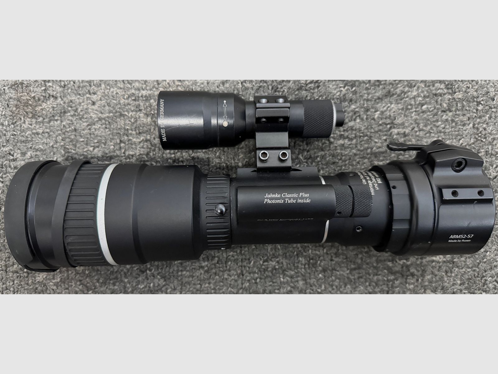 Jahnke DJ-8 NSV 1x56mm con messa a fuoco Phönix e adattatore