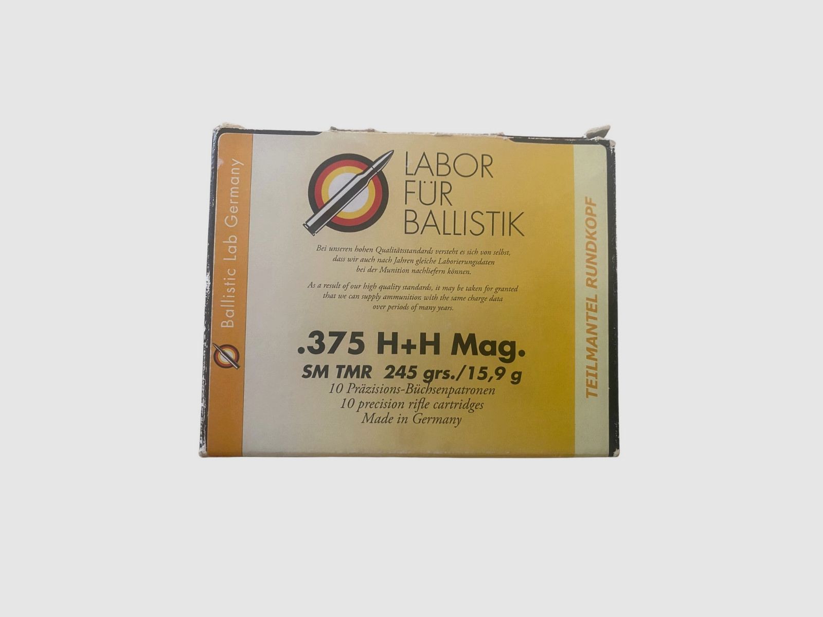 Patronen LFB .375 H&H Mag TMR 245gr