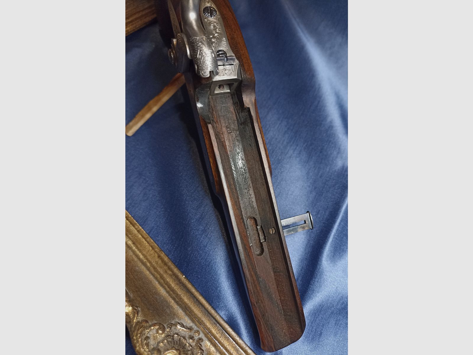 Pistolet perkusyjny Hege Überlingen kal. 33 Siber w Lozannie Złoto