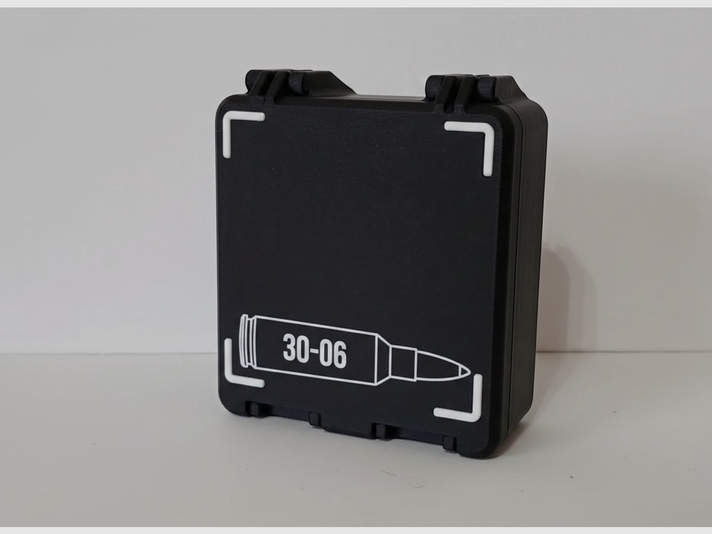 Filamelt ammunition box / 30-06 Springfield / 'folding / locking lid' / cartridge box, ammo box