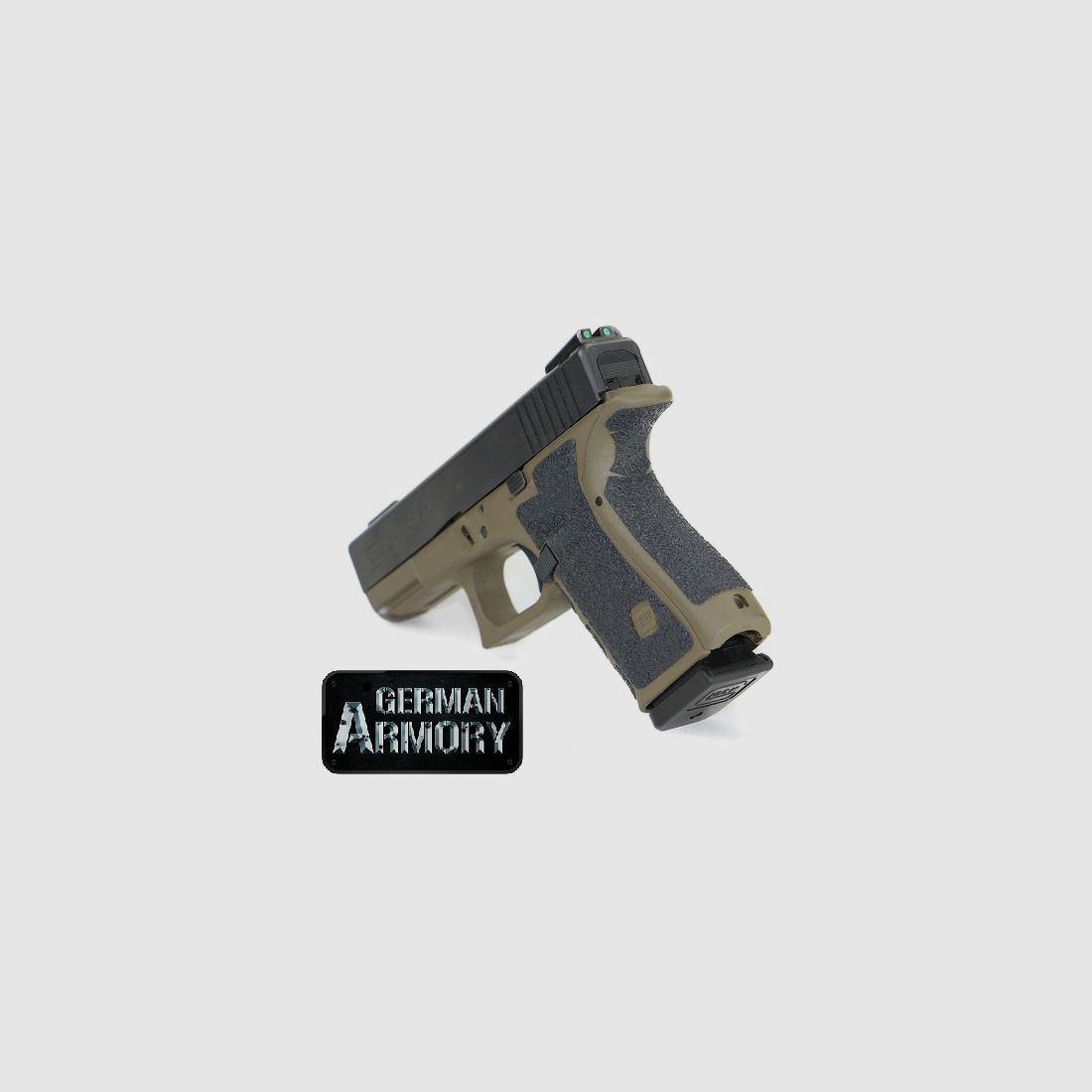 Gummi Gripaufkleber für Glock 17 20 21 22 33 besserer Grip sicheres Handling IPSC