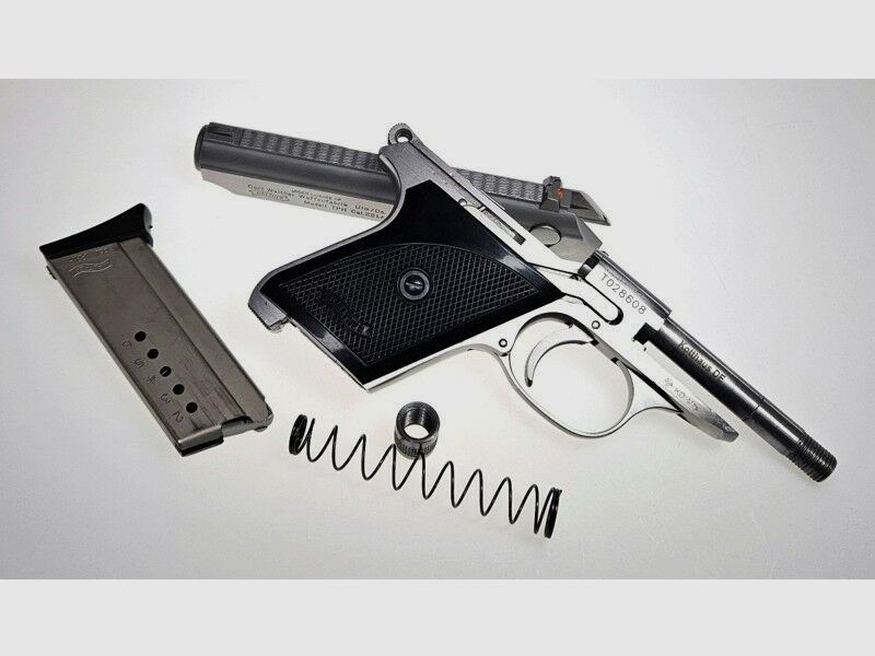 Walther INTERARMS TPH (stainless) mit Schalldämpfer