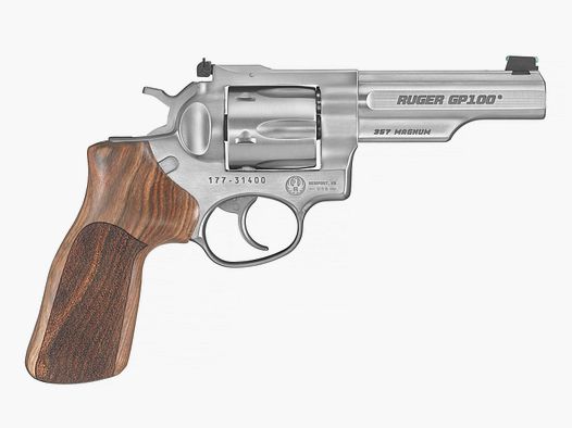 RUGER REVOLVER GP100 MATCH CHAMPION .357 MAG 4,2"/10,67CM MANGO DE MADERA/ACERO INOXIDABLE