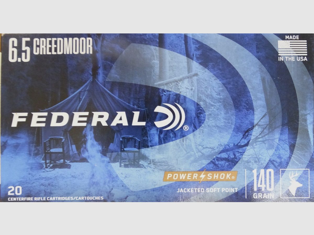 Federal 6.5 Creedmoor Power Shok 140gr - 20 rounds